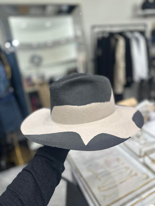 Reinhard Plank Norma Wool Beige Black VAC Hat