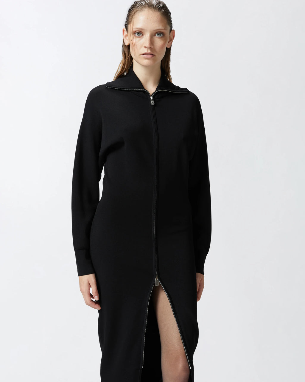 PINKO High Neck Knitted Midi Dress Jolie Jordan Boutique PINKO High Neck Knitted Midi Dress Jolie Jordan Boutique