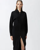 PINKO High Neck Knitted Midi Dress