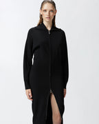 PINKO High Neck Knitted Midi Dress