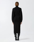 PINKO High Neck Knitted Midi Dress