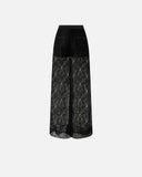 PINKO Wide-Leg Lace Trousers