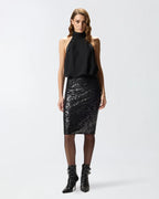 Pinko Pencil skirt with sequins