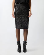 Pinko Pencil skirt with sequins