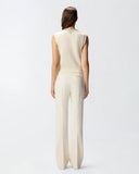 PINKO Knit Vest with Rhinestones