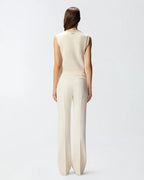 Pinko Knit vest with rhinestones