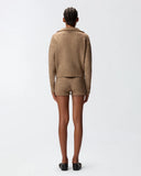 PINKO V-Neck Sweater with Rhinestones