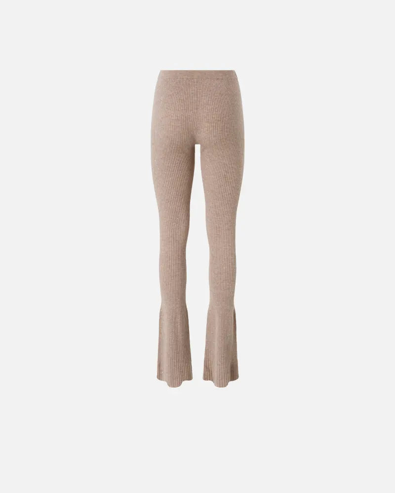 Pinko Long flared knit trousers
