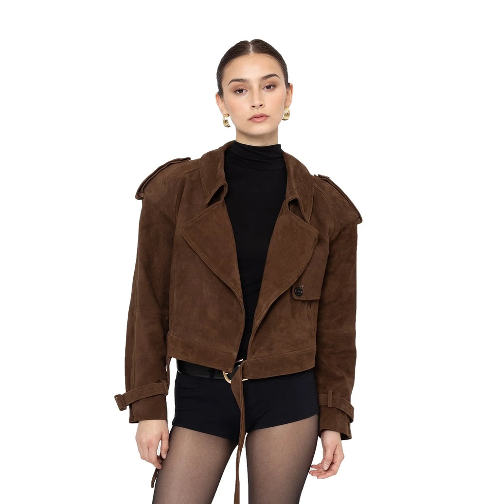 Susanna Chow Natasha Suede Jacket