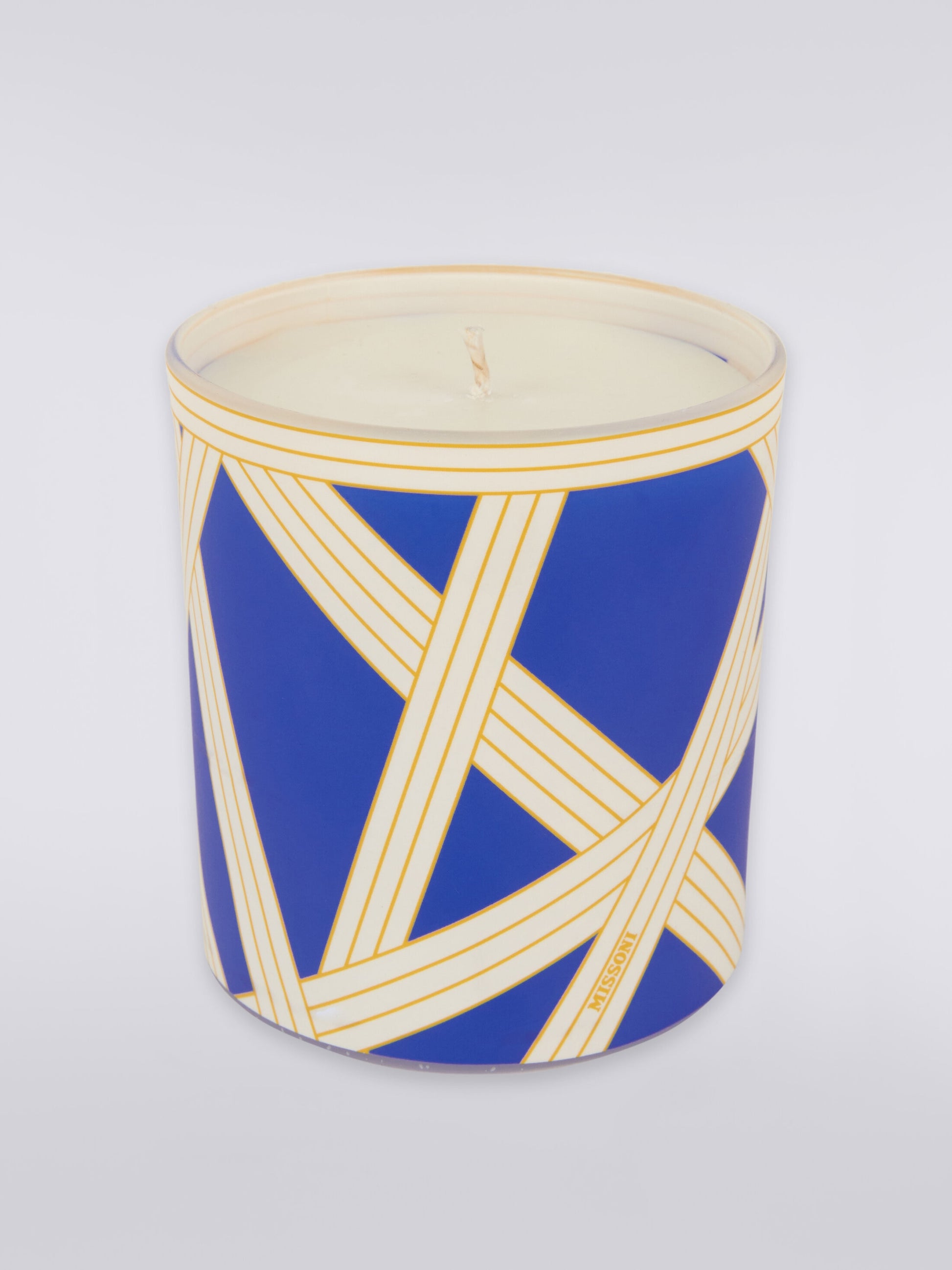 Missoni White & Blue Nastri Scented Candle