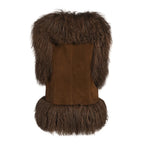 Susanna Chow Dorothy Suede Shearling Vest