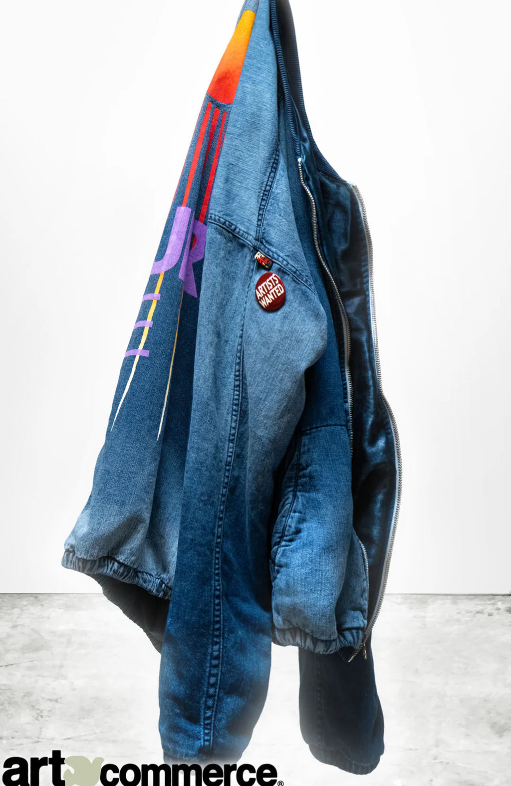 FREE CITY LNL INDIGO/SATIN GLASS-CLOUD BOMBER in Indigo2