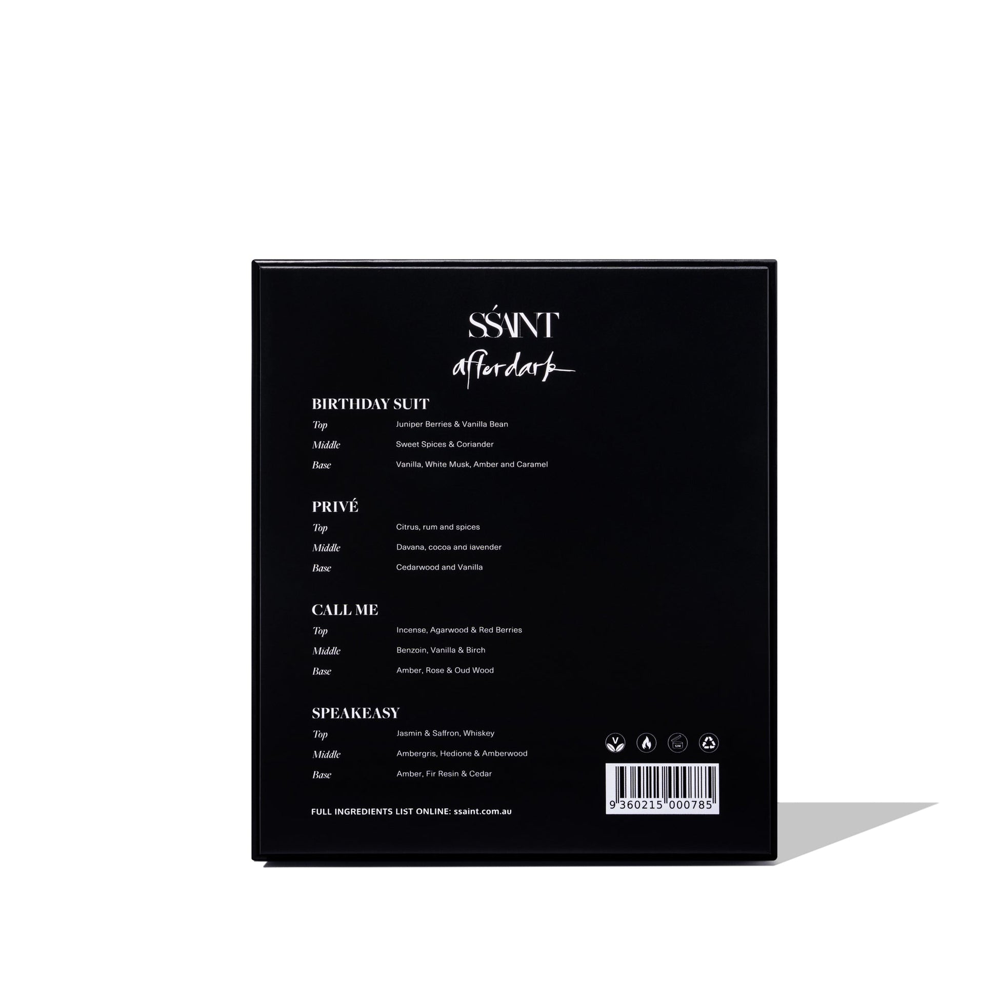 SSAINT After Dark Travel Set