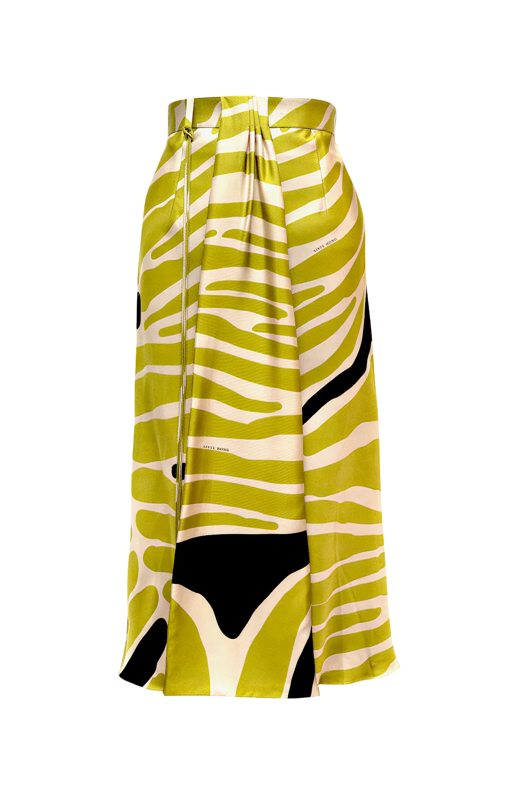 AISTE HONG DRAPED MIDI SKIRT