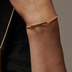 Atelium 18K Yellow Gold ID Bracelet
