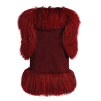 Susanna Chow Dorothy Suede Shearling Vest