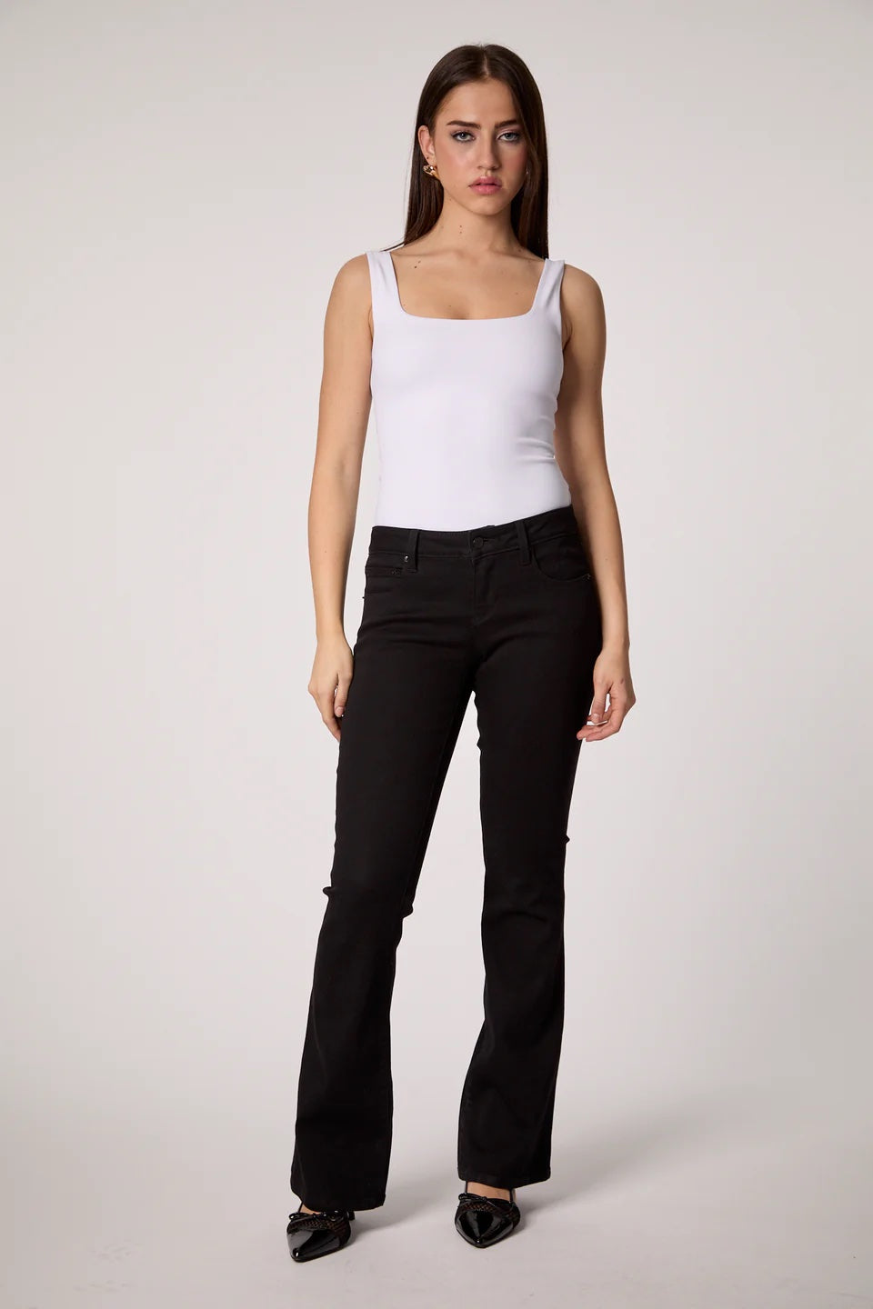 Blue Revival  Y2K LOW RISE RECYCLED BOOT CUT - BLACK