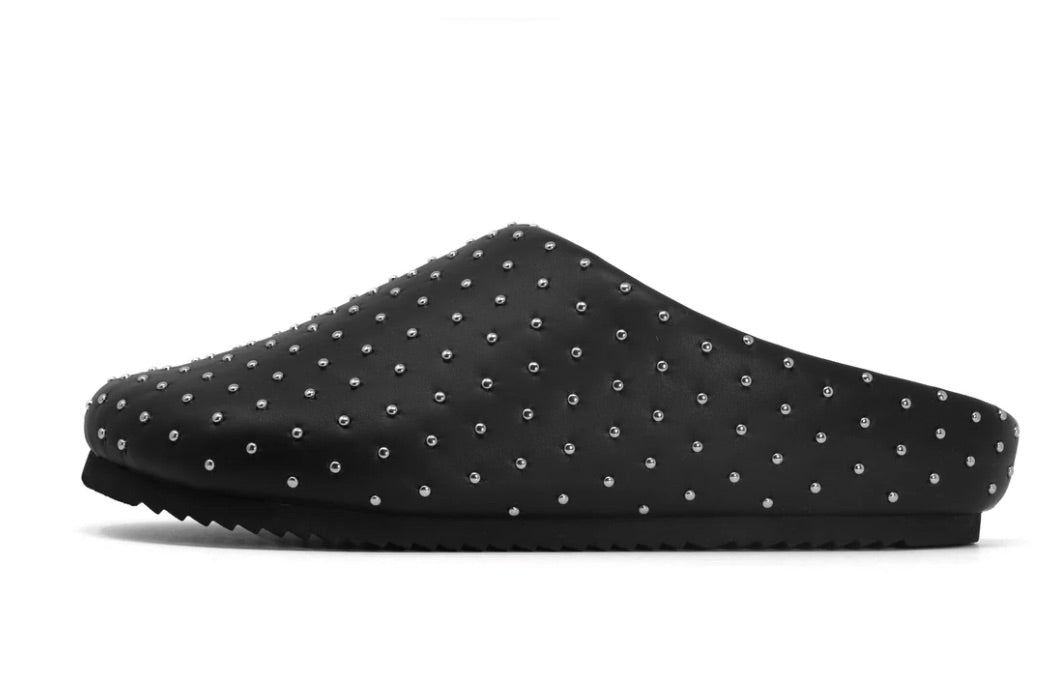 ROAM STUDDY CLOG BLACK VEGAN LEATHER