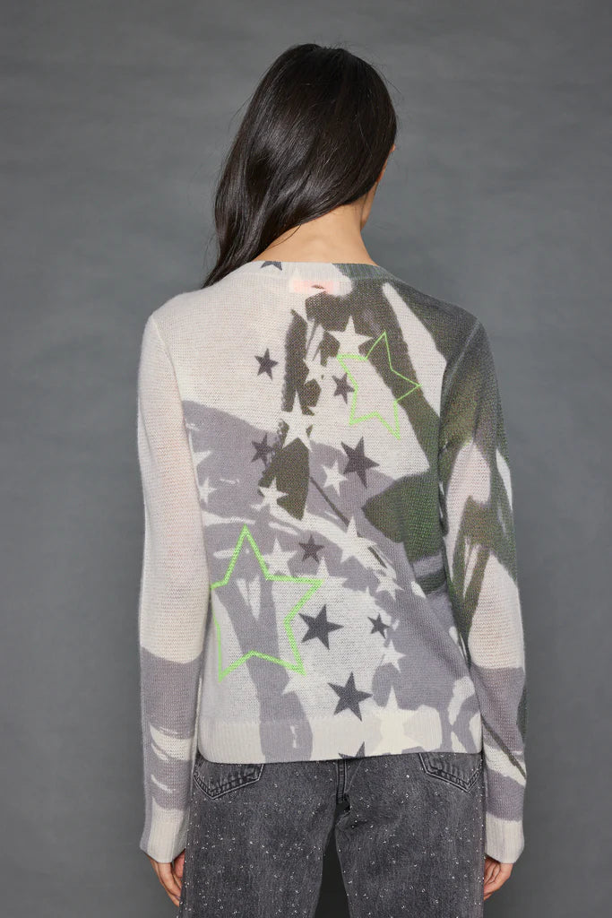 Lisa Todd Solar Power Print Cashmere Sweater