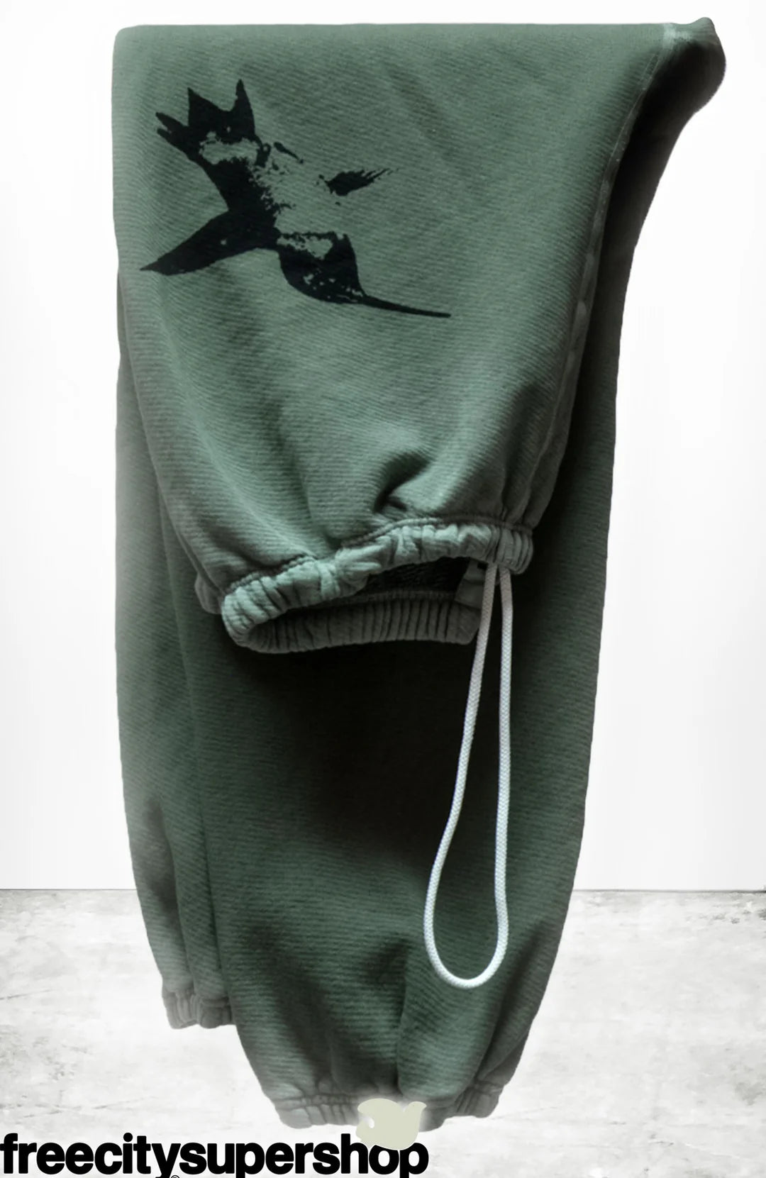 Free City Sparrow Circa 2005 Supervintage Yumm OG Sweatpant in Greendirt Powder