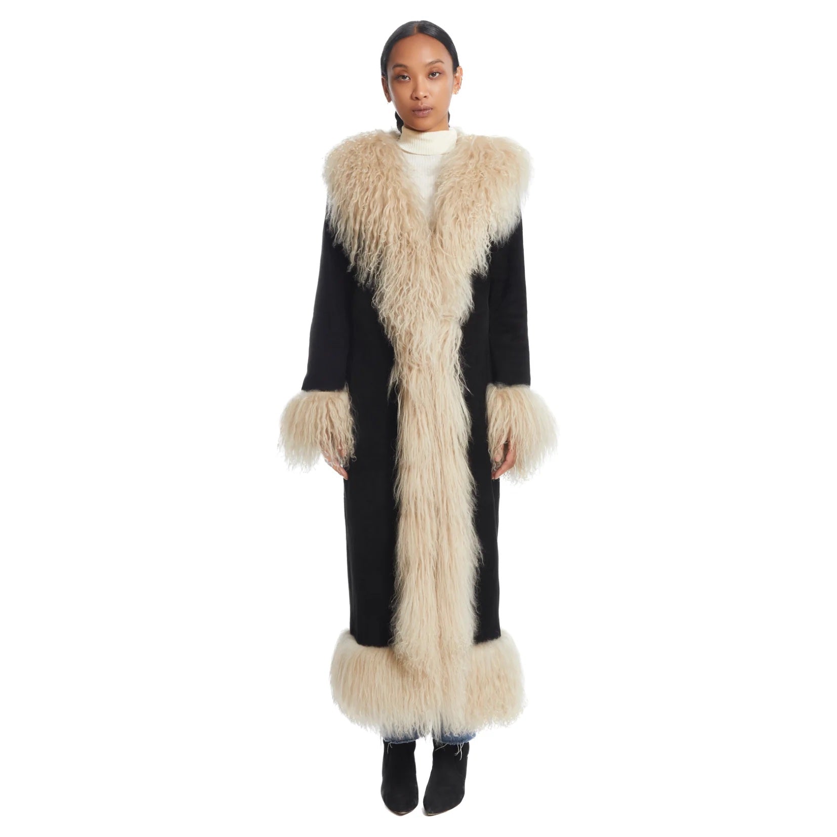 Susanna Chow Dorothy Suede Maxi Coat