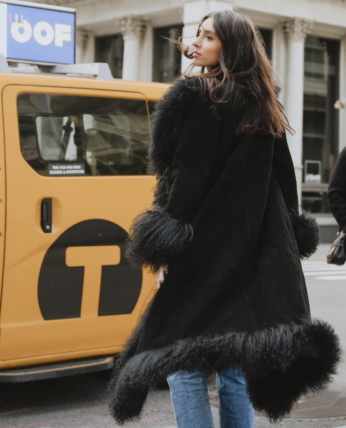Susanna Chow Dorothy Suede Maxi Coat