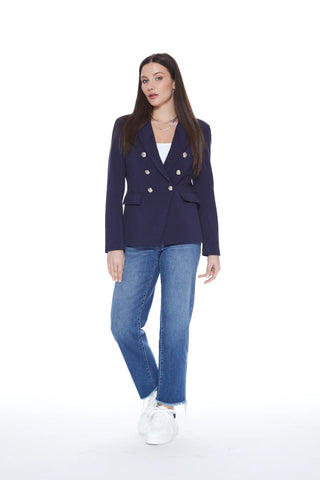 Blue revival Helen Double Breasted Blazer Navy & Grey