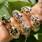 Kimono Dragon Lavender Double Panther Bracelet