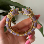 Kimono Dragon Lavender Double Panther Bracelet