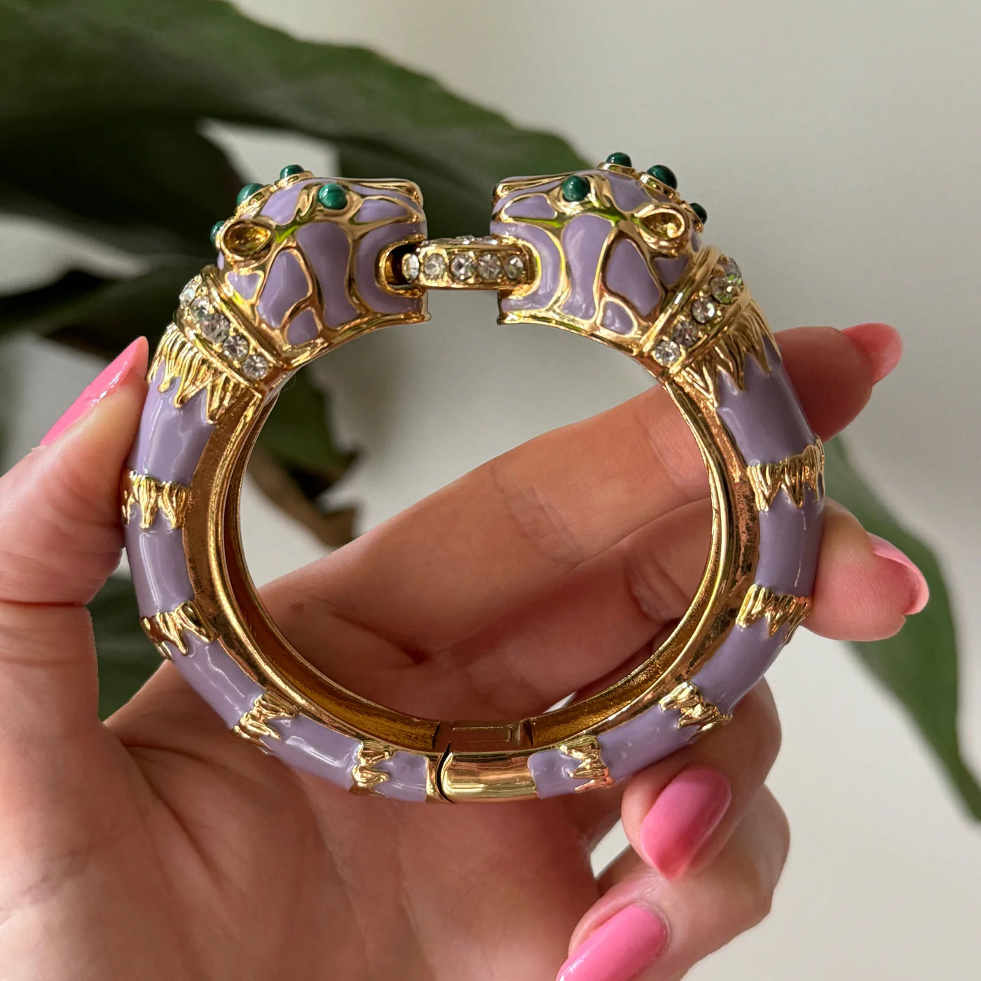 Kimono Dragon Lavender Double Panther Bracelet