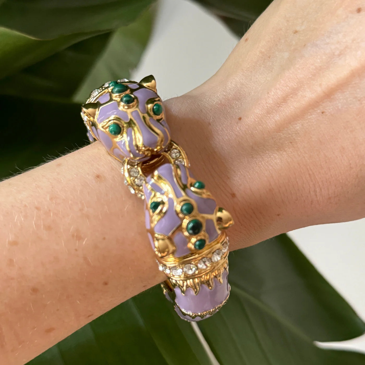 Kimono Dragon Lavender Double Panther Bracelet