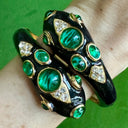 Kimono Dragon Black Double Headed Snake Bracelet