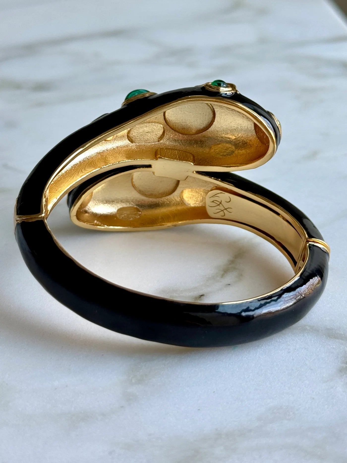 Kimono Dragon Black Double Headed Snake Bracelet