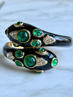 Kimono Dragon Black Double Headed Snake Bracelet