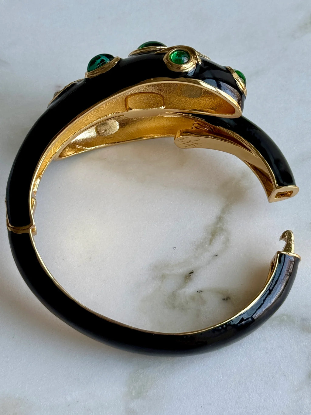 Kimono Dragon Black Double Headed Snake Bracelet