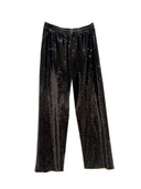 Federica Bonifaci Black Pailettes Pants