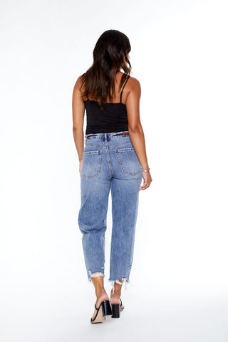 Blue Revival All Chained Up Ankle Jean in Angel Falls