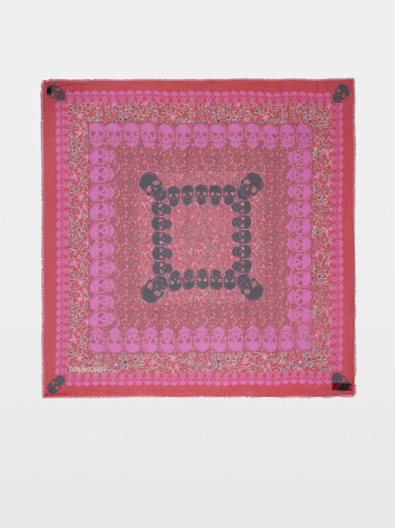 Zadig & Voltaire Kerry Garden 138 Scarf in LADY