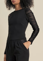 Contessa Mills Medusa Top Black