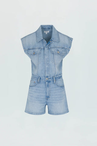 Pistola Lennox Denim Romper Roma