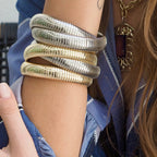 Allison Daneil Designs Mare Snake Stacking Bracelets