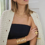 Allison Daniel Designs Lucy Triple Banded Cuff Necklace