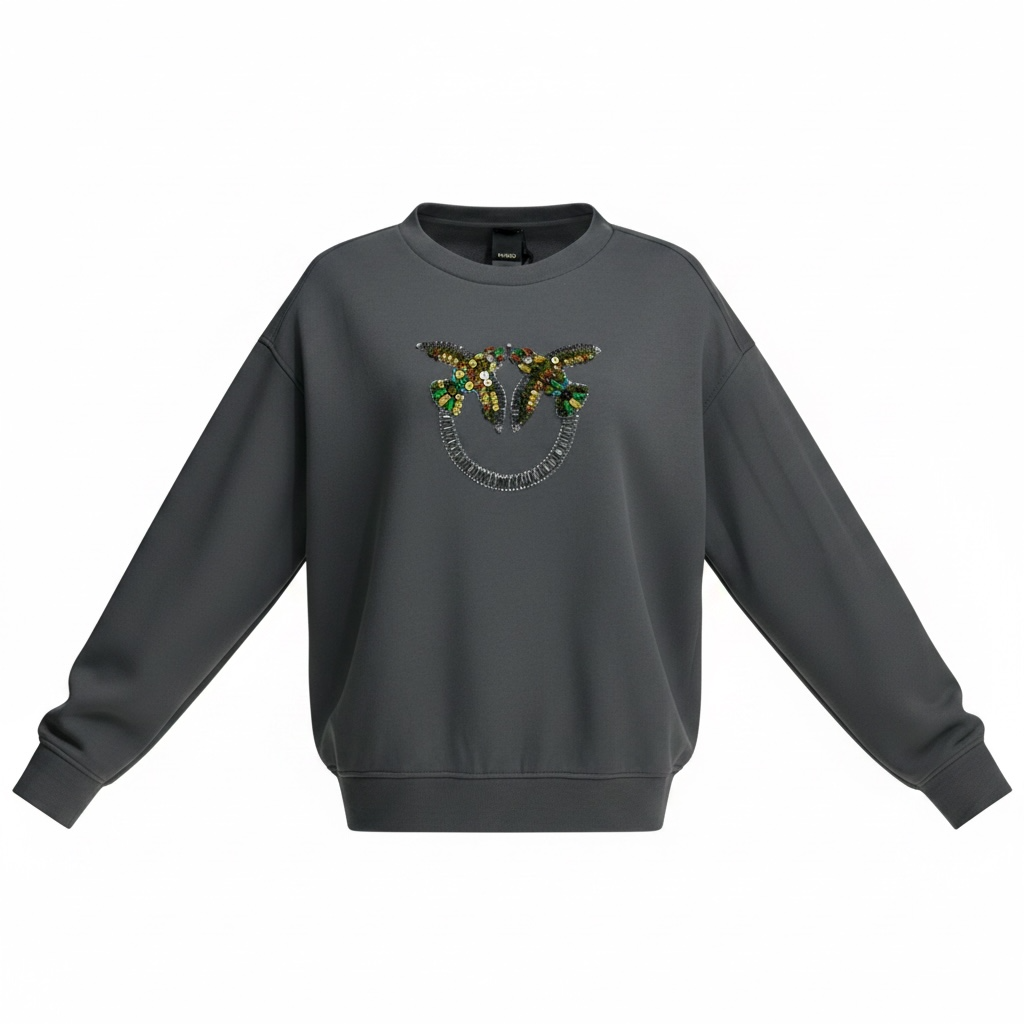 PINKO Nelly Maglia Embellished Sweatshirt