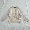 Avant Toi Silk Chiffon Cardigan Beige