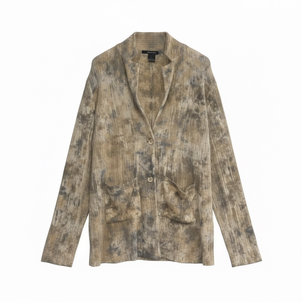 Avant Toi Cashmere Blazer Camo Beige