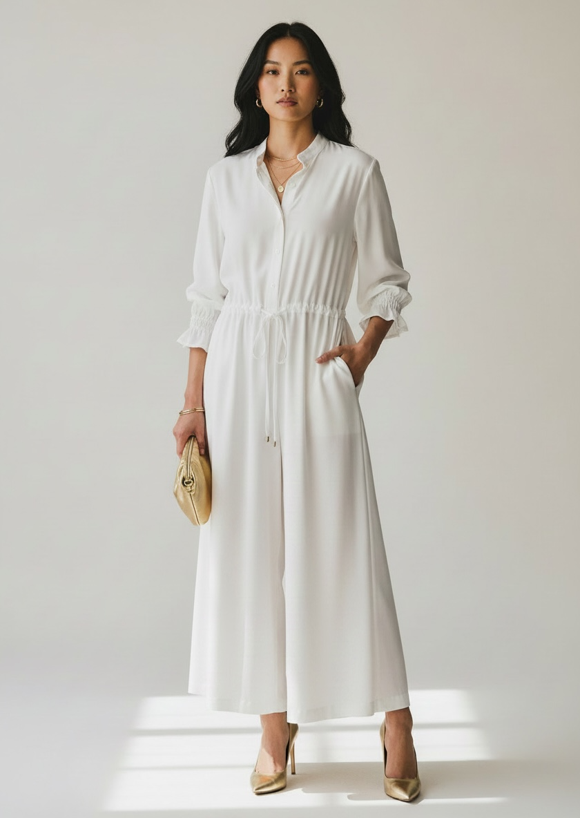 Carlton Jones Jumpsuit Ivory