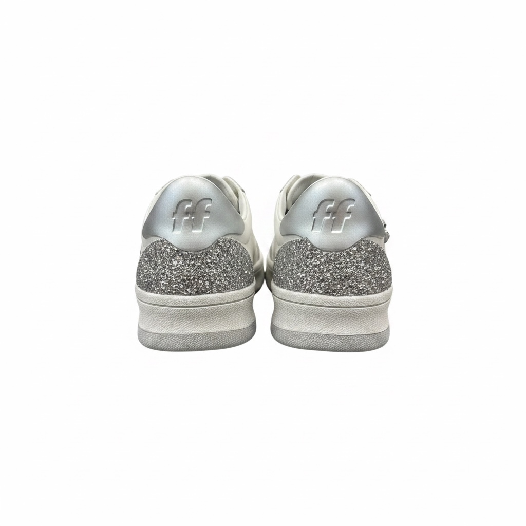 Foamers Off White/Glitter/Silver