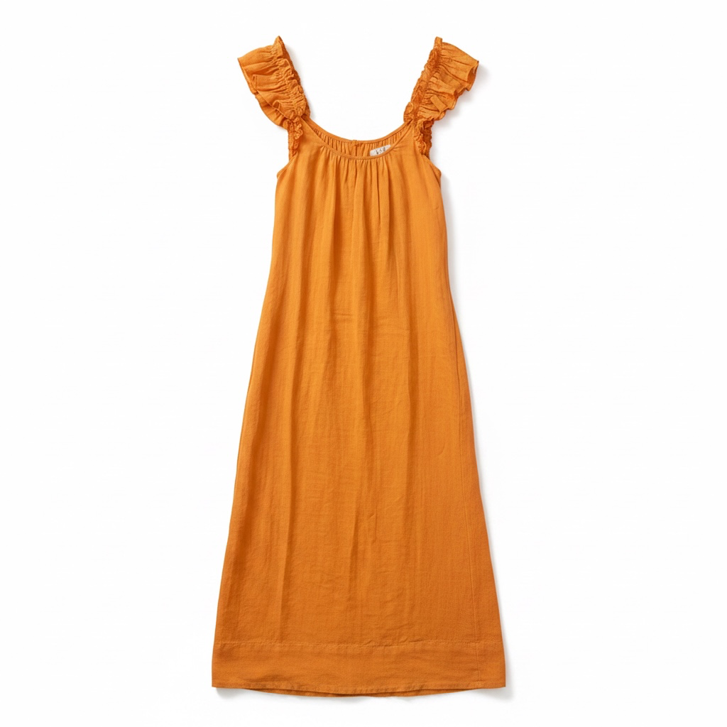 MILA Ruffle Sleeveless Dress Sun