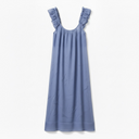 MILA Ruffle Sleeveless Dress Periwinkle