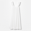 MILA Ruffle Sleeveless Dress White